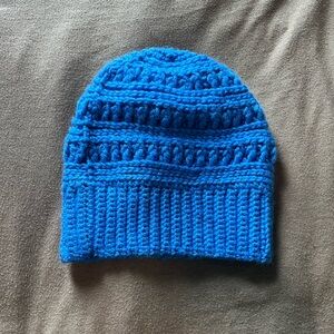 Cozy Blue Knit Beanie